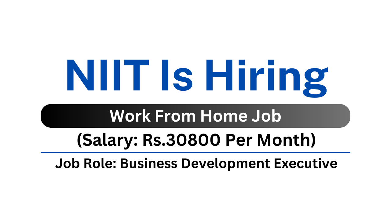 NIIT Is Hiring