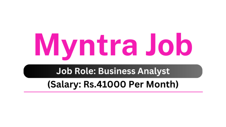 Myntra Job