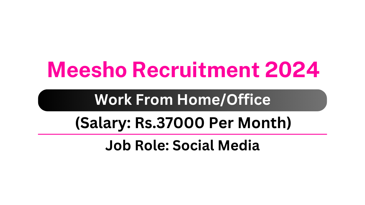 Meesho Recruitment 2024