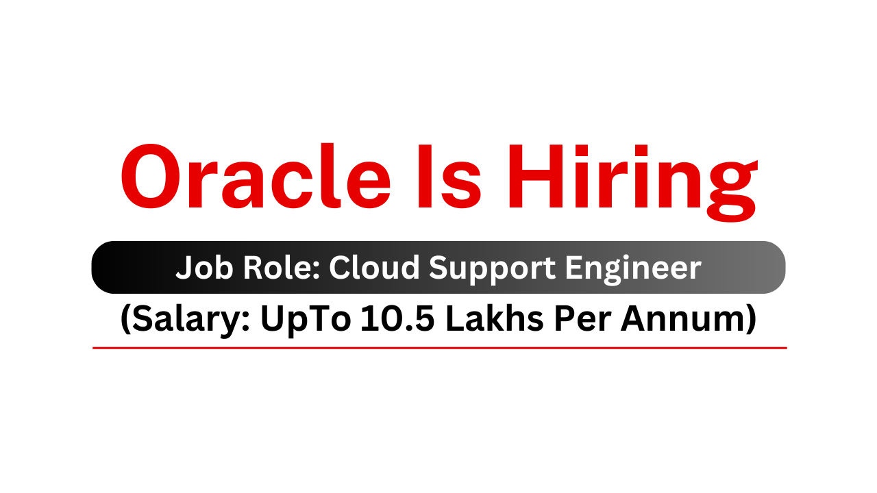 Oracle Is Hiring