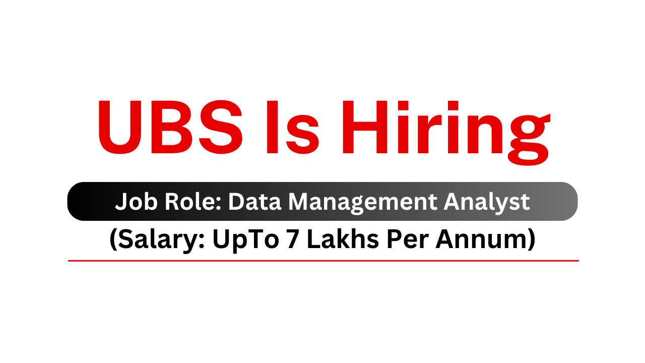 UBS Is Hiring