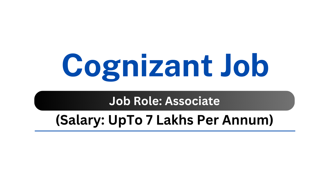 Cognizant Job