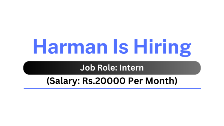 Harman Is Hiring