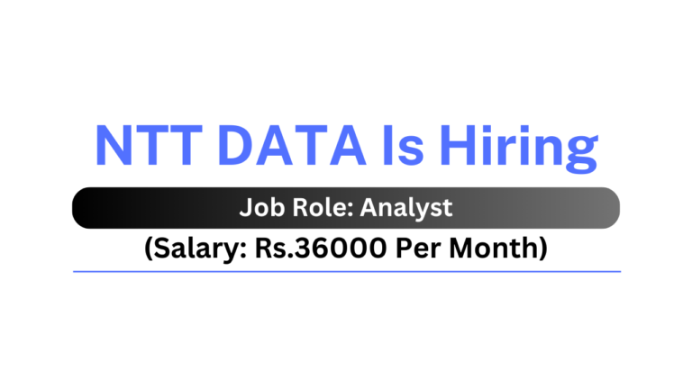 NTT DATA Is Hiring