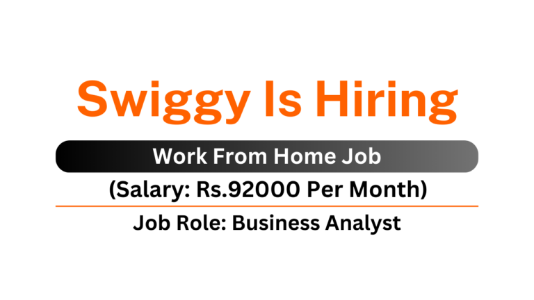 Swiggy Is Hiring