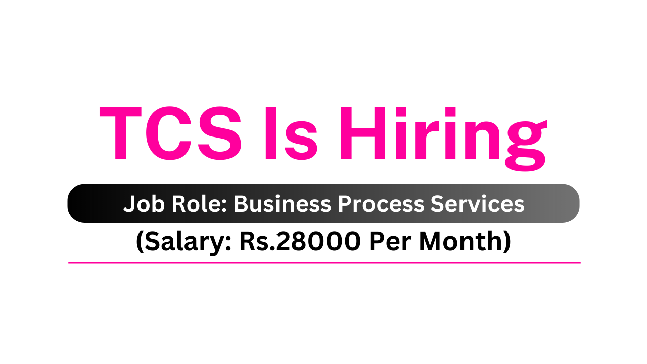 TCS Is Hiring