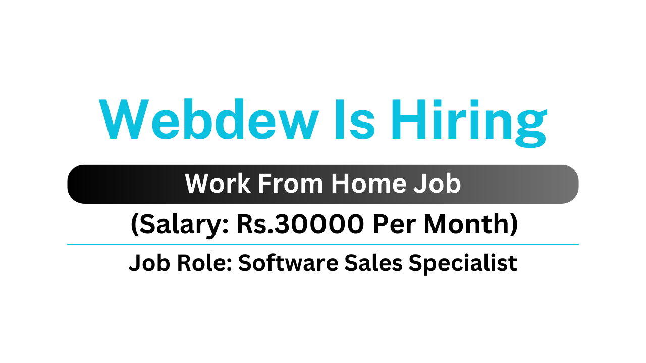 Webdew Is Hiring