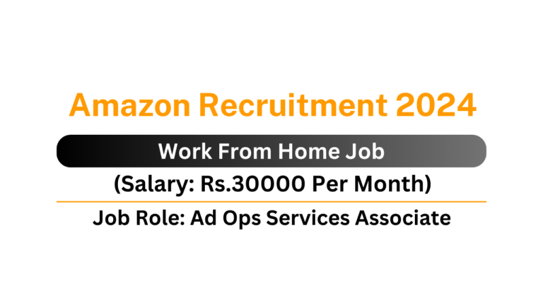 Amazon Recruitment 2024