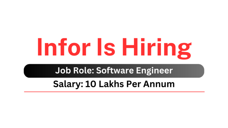 Infor Is Hiring