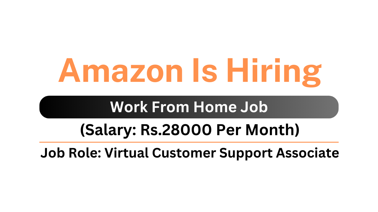 Amazon Work From Home Job