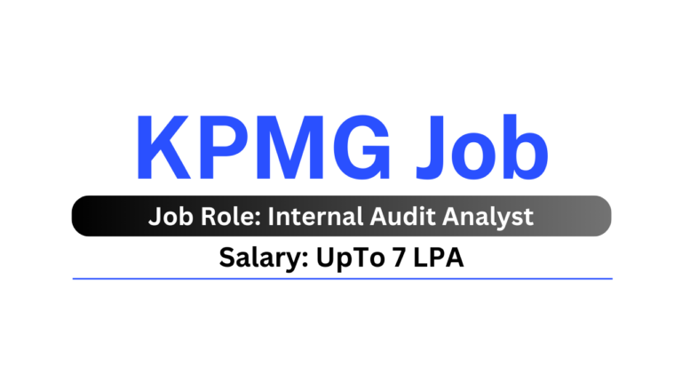 KPMG Job
