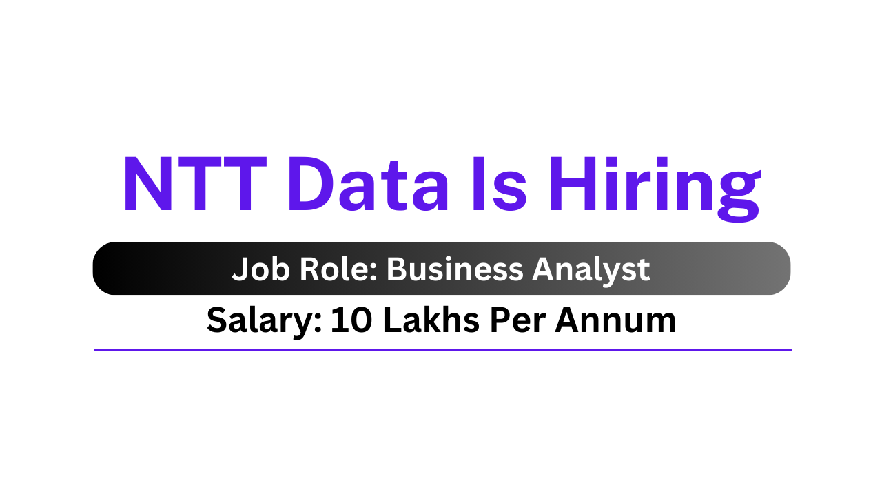 NTT Data Is Hiring