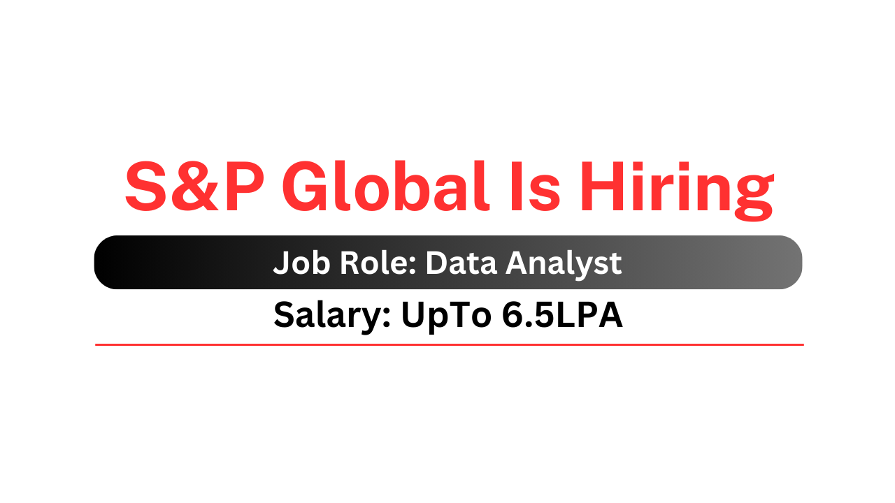 S&P Global Is Hiring