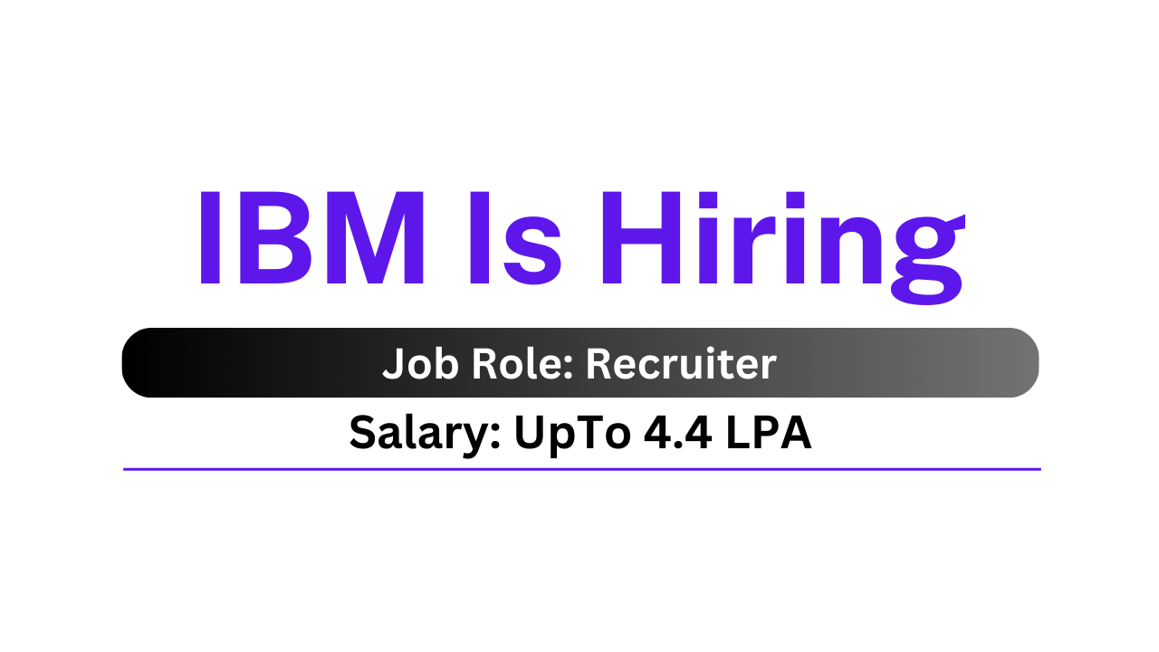 IBM Is Hiring