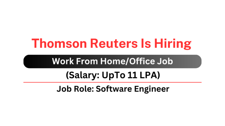 Thomson Reuters Is Hiring