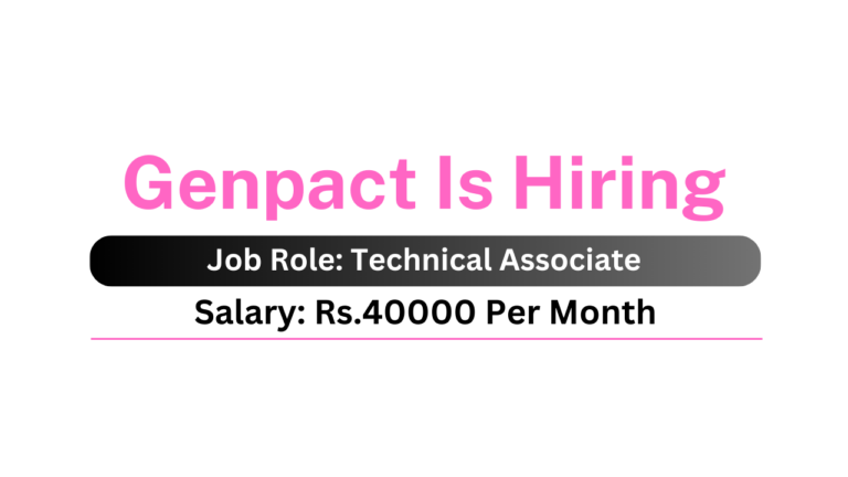 Genpact Job