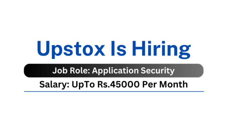 Upstox Is Hiring