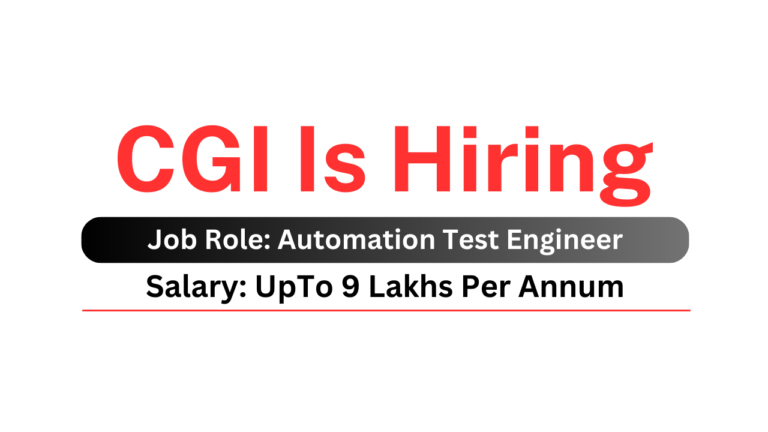 CGI Is Hiring