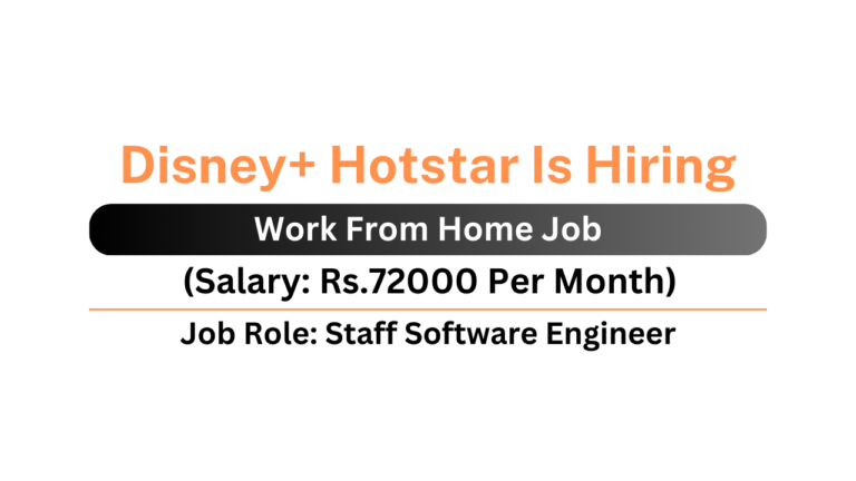 Disney+ Hotstar Is Hiring