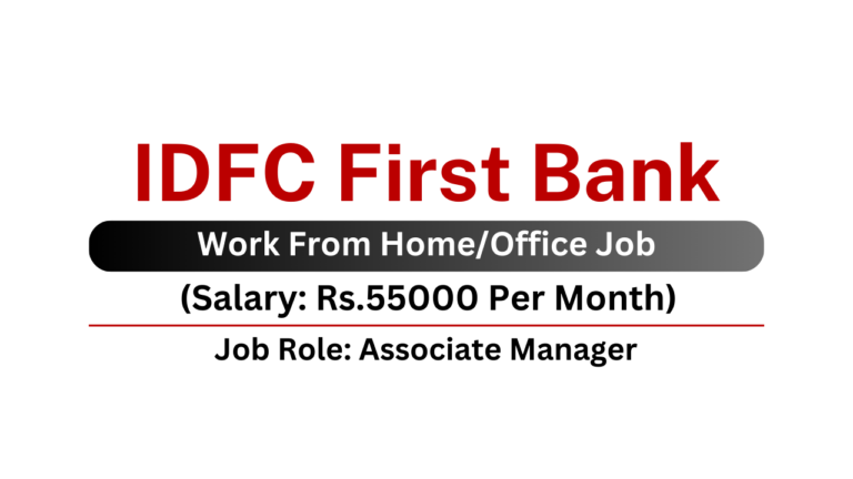 IDFC First Bank Is Hiring