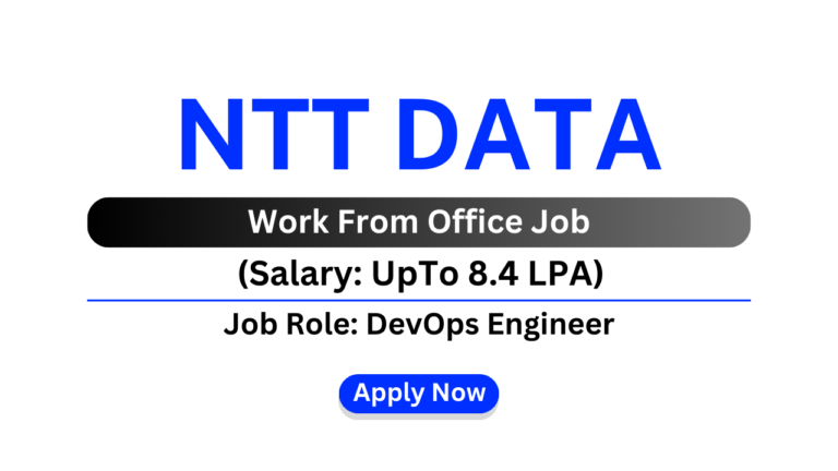 NTT DATA Recruitment 2024