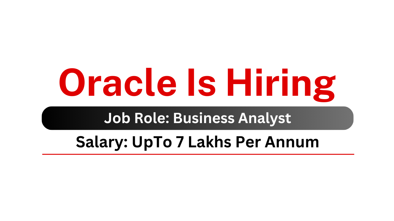 Oracle Is Hiring