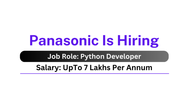 Panasonic Is Hiring