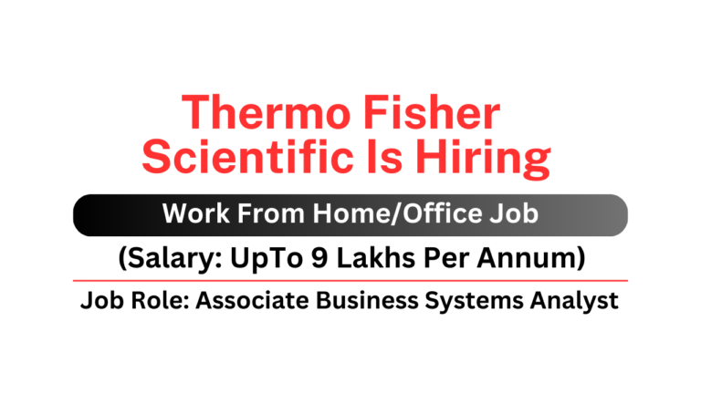 Thermo Fisher Scientific Is Hiring