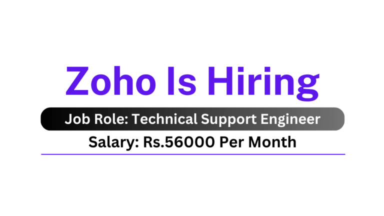 Zoho Is Hiring