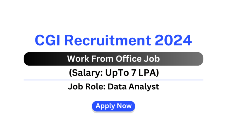 CGI Recruitment 2024