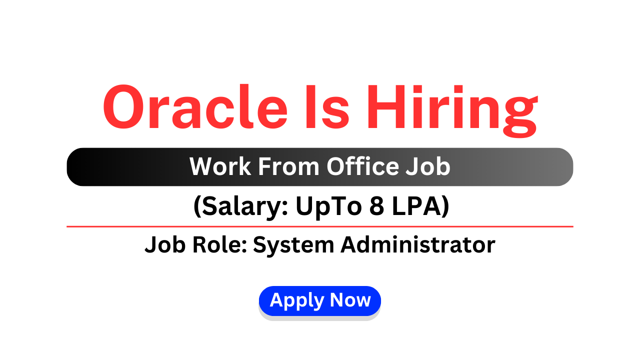 Oracle Is Hiring