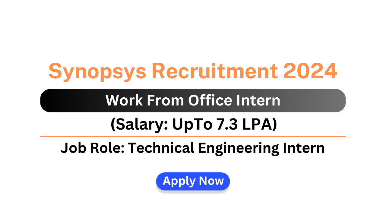 Synopsys Recruitment 2024