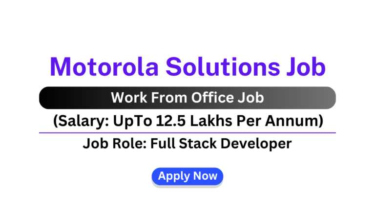 Motorola Solutions Job