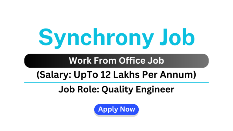 Synchrony Job