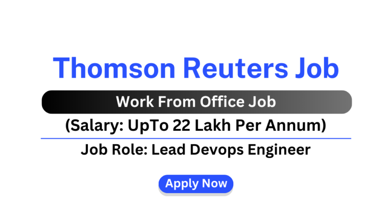 Thomson Reuters Job