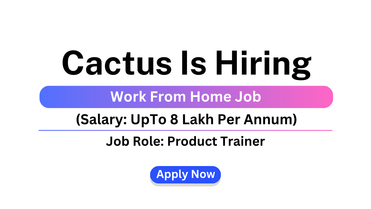 Cactus Is Hiring