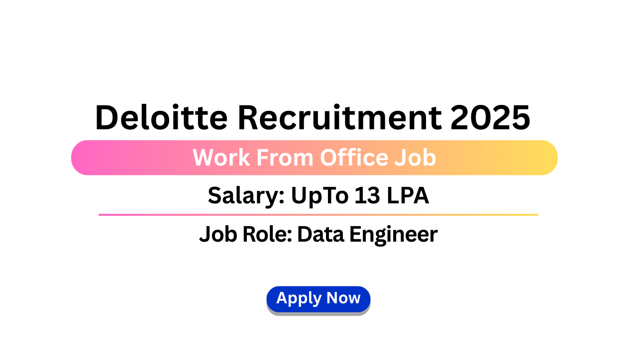 Deloitte Recruitment 2025