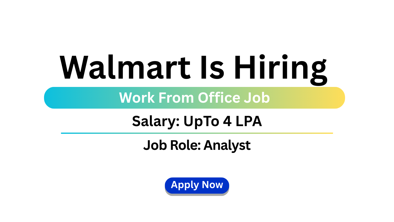 Walmart Is Hiring